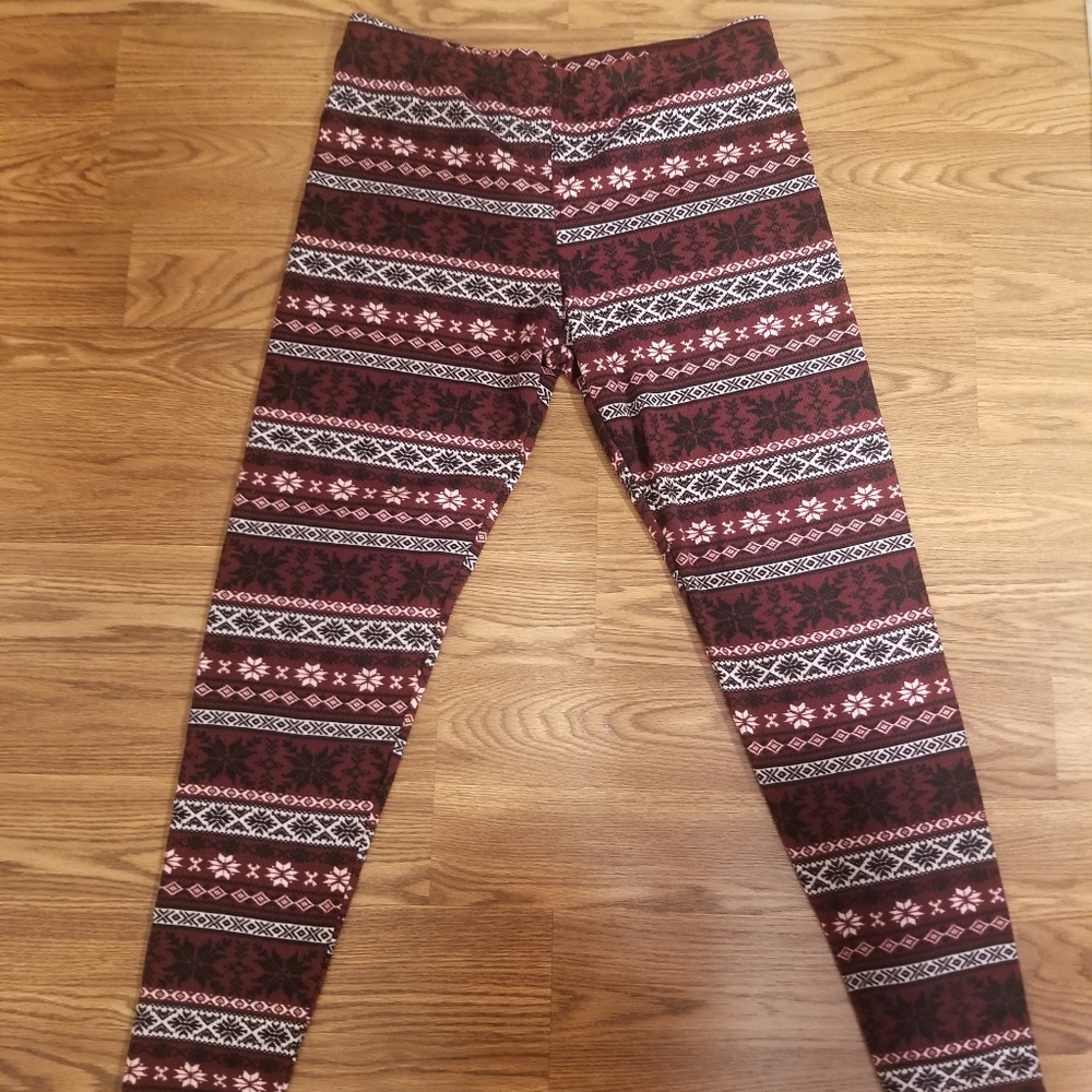 Faded Glory Christmas Leggings